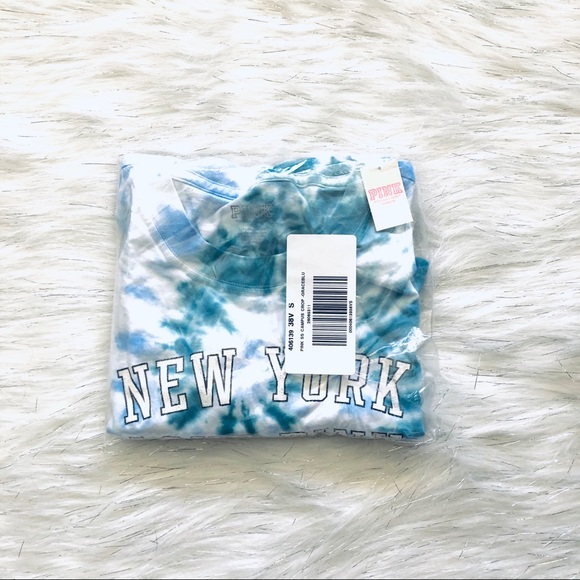 PINK VICTORIA SECRET CROPPED TEE.SIZE MEDIUM - Picture 4 of 4